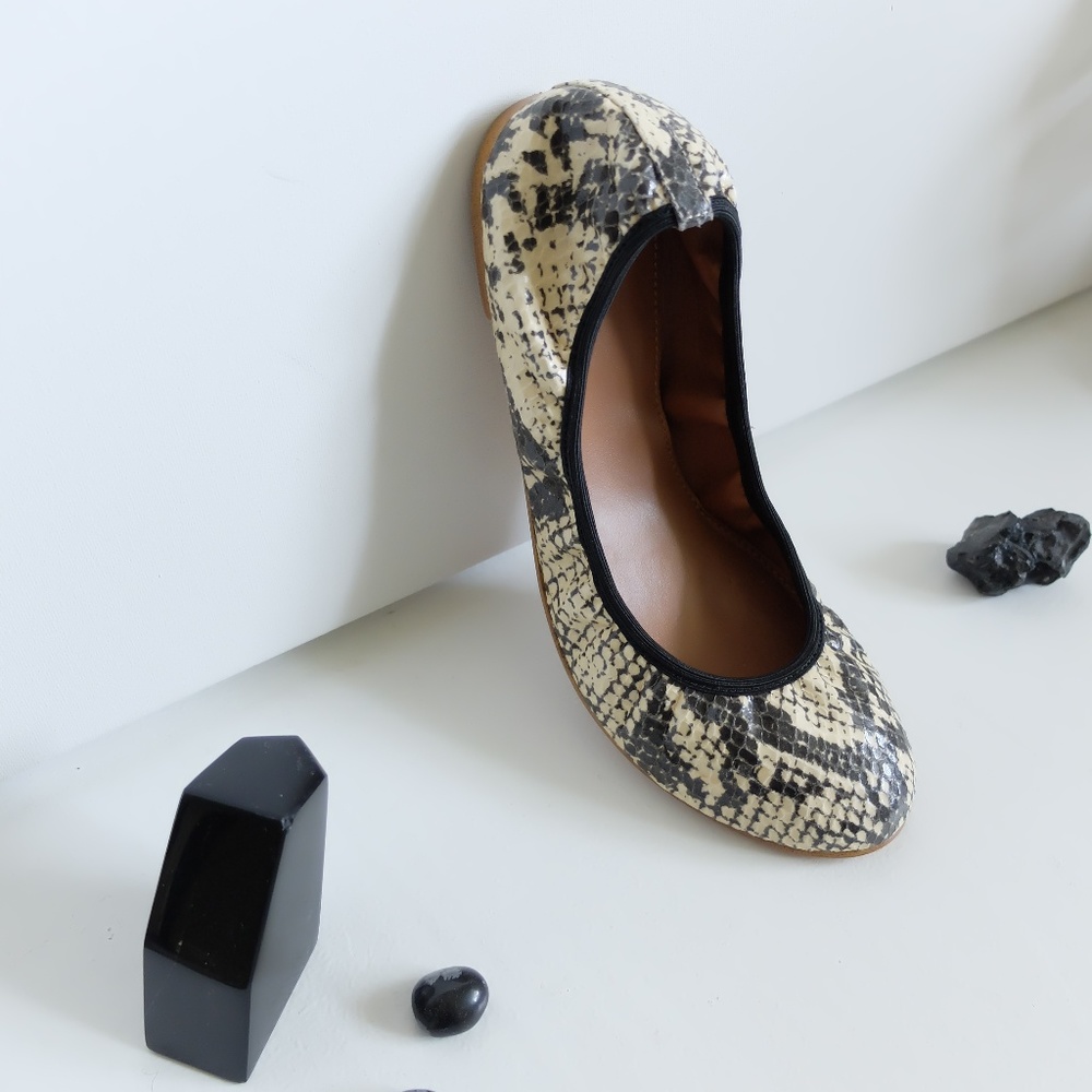 J.Crew Snakeskin Flats